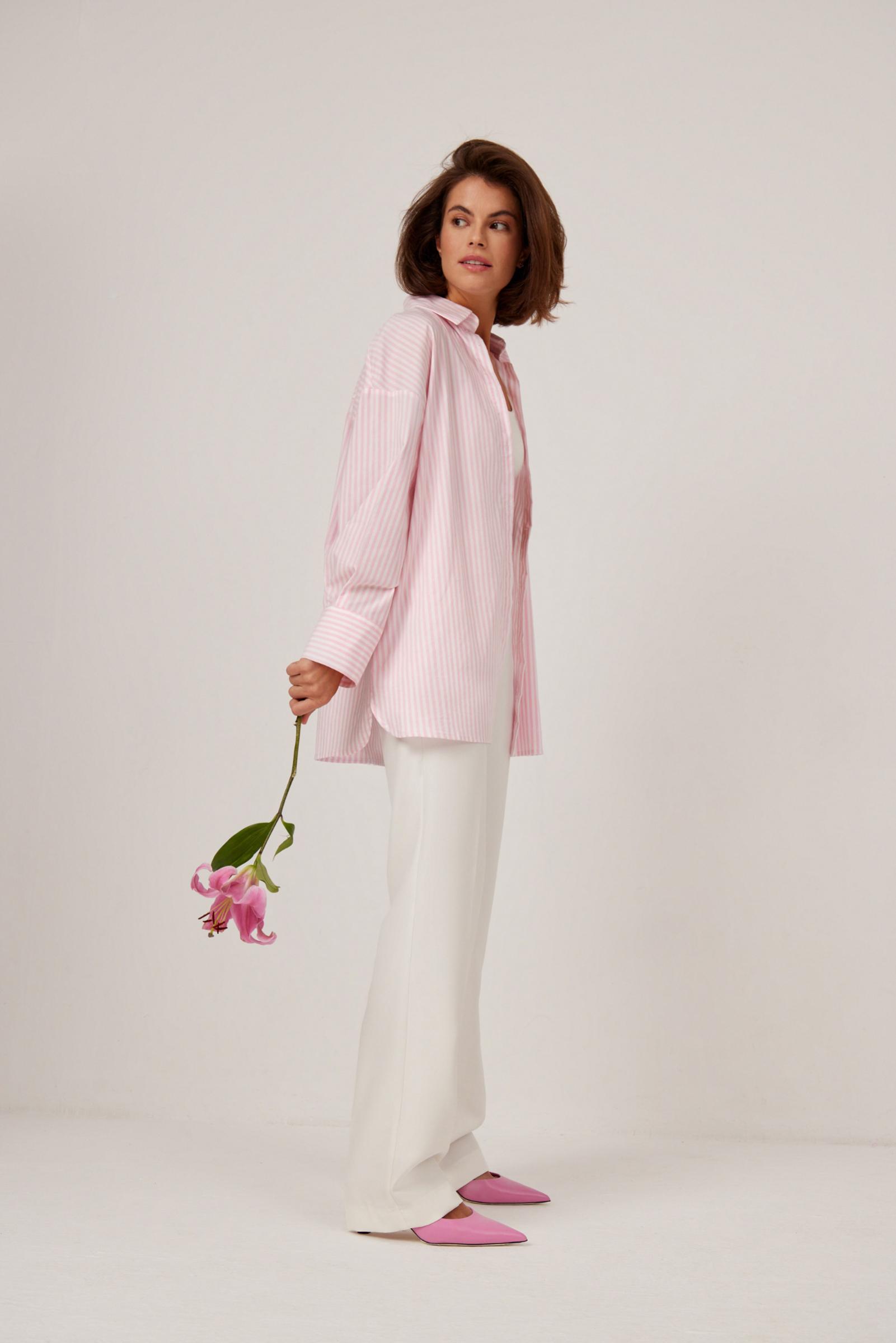 Брюки классические прямые (айвори) (L) 