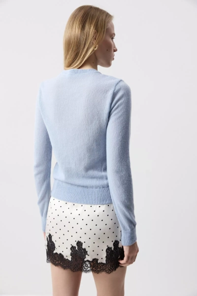 Кардиган с пуговицами (Голубой) (M) 