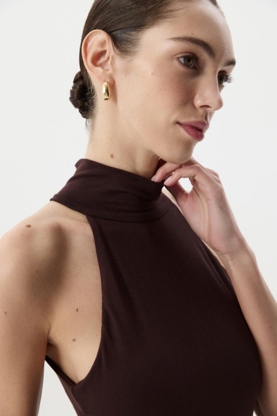 Топ халтер (Шоколадный) (M) 