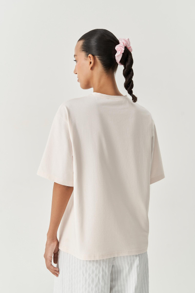 Футболка с принтом Sweet strawberry (светло-розовый) (M/L)