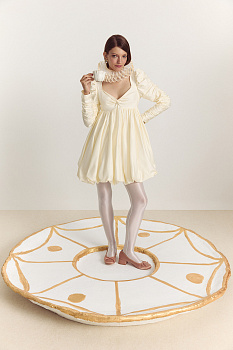 Платье баллон (ванильный)