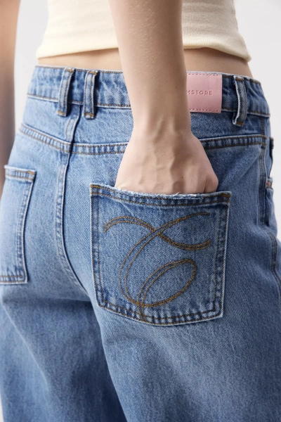 Джинсы Balloon Fit (светло-синий) (S) 