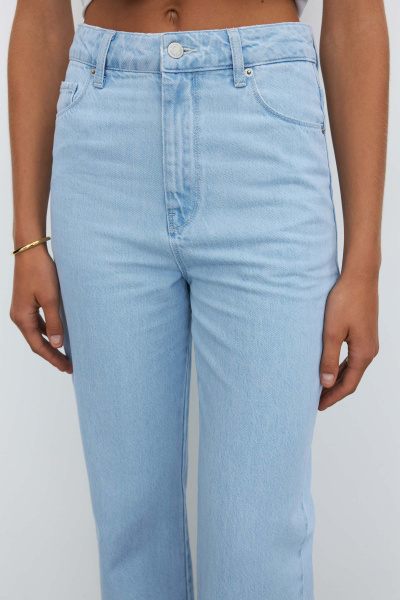 Джинсы прямые/Denim straight pants (29/L, голубой/light blue) 