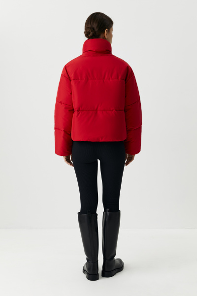 Куртка утепленная укороченная (алый) (XS) 