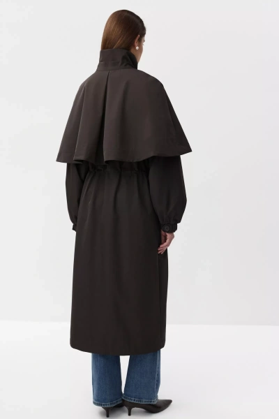 Тренч с водоотталкивающей пропиткой (шоколадный) (M/L) 
