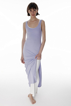 Платье макси трикотажное облегающего силуэта