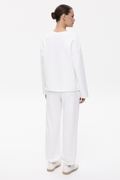 Свитшот с необработанным краем (M/L, молочный) 2207