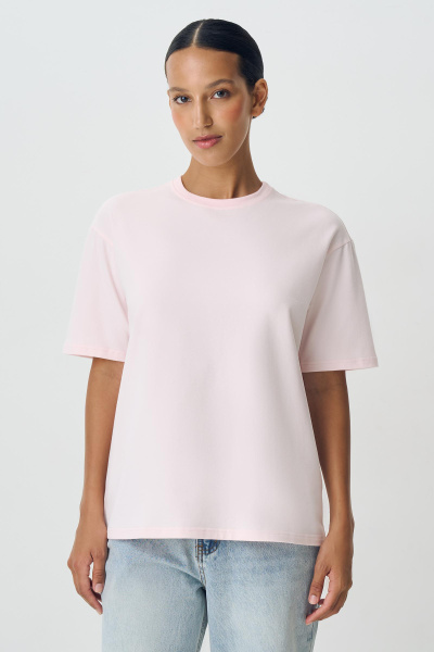 Футболка с PEACH EFFECT (розовый) (M/L) 