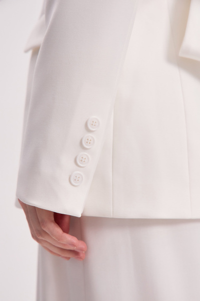 Пиджак с бантом (белый) (M) 