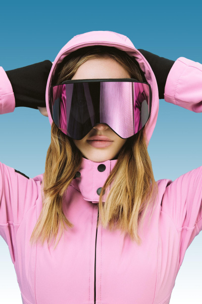Маска горнолыжная PINK SPLASH (one size, розовый) 2128