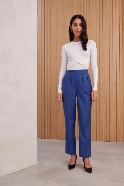 Брюки зауженные к низу (денимный)