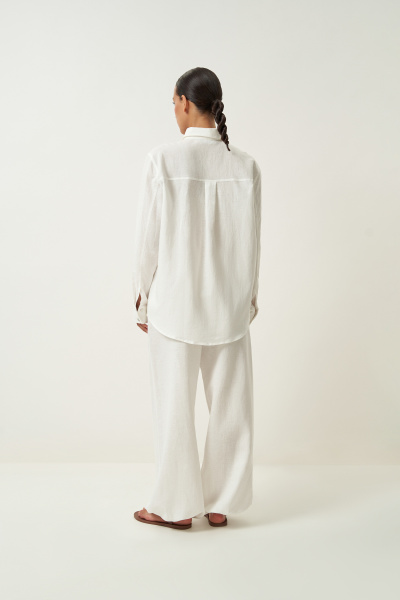 Рубашка изо льна (молочный) (M/L) 