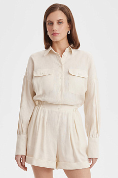 Комбинезон изо льна (кремовый)