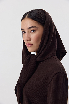 Косынка из шерсти  (шоколадный)