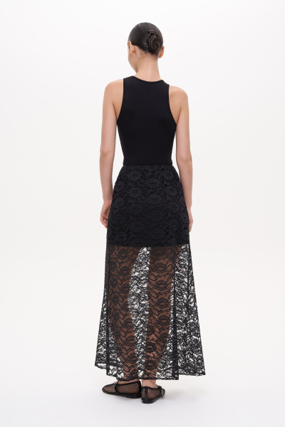 Юбка из кружева (M, черный) 2159