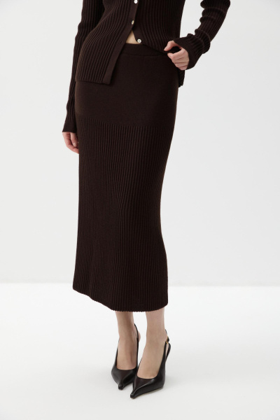 Юбка вязаная (Шоколадный) (M/L) 