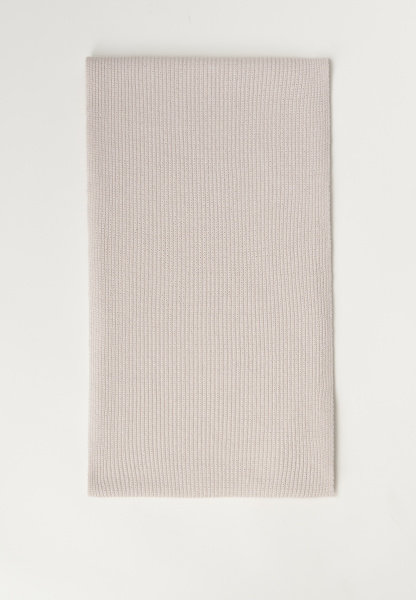 Шарф вязаный из вискозы (one size, серый) 