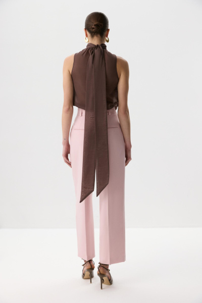 Блуза-топ из тенселя ( Шоколадный) (M) 