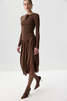 Юбка - баллон (Шоколадный)