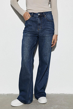 Джинсы с высокой посадкой/Denim pants with high waist