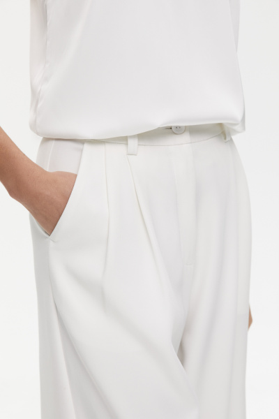 Брюки палаццо (S, айвори) 