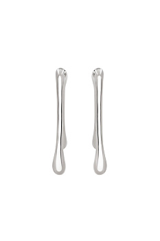 Серьги двусторонние в форме капли