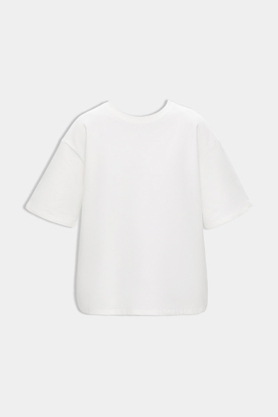 Футболка со стразами Heartbreaker (one size, молочный) 2207