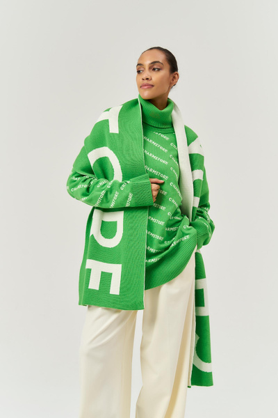 Шарф Logomania (травяной)