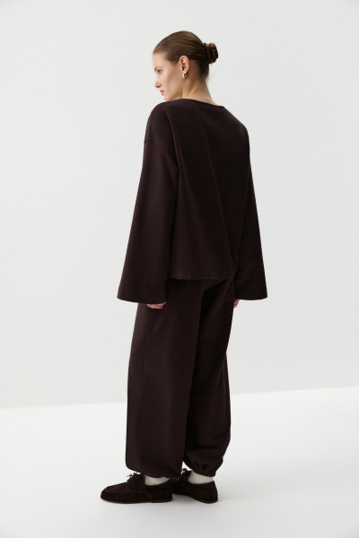 Лонгслив с широкими рукавами (Шоколадный) (M/L) 