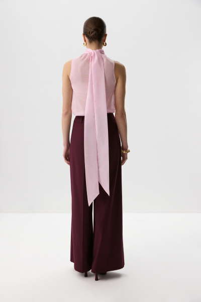 Блуза-топ из тенселя (Розовый) (M) 