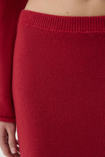 Юбка-годе (винный) (M) 