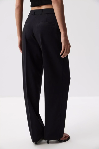 Брюки прямые (Черный) (L) 