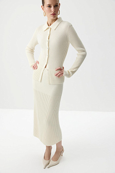 Юбка вязаная (Молочный)