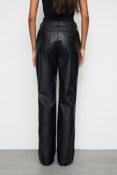 Брюки из экокожи (черный) (L) 