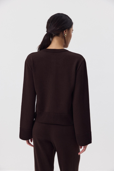 Кардиган из шерсти  (шоколадный) (M/L) 