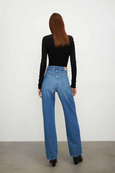 Джинсы прямые/Denim straight pants (29/L, синий/navy blue) 