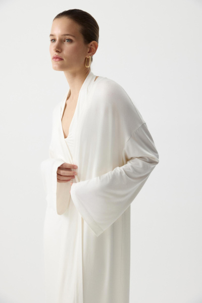 Кардиган удлиненный из вискозы (Молочный) (one size) 