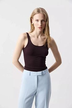 Топ с глубоким вырезом (Шоколадный)