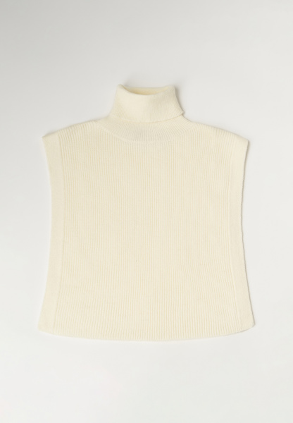 Манишка удлиненная (one size, молочный) 