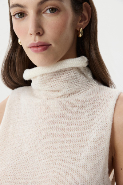 Топ ажурный  (Молочный) (M) 