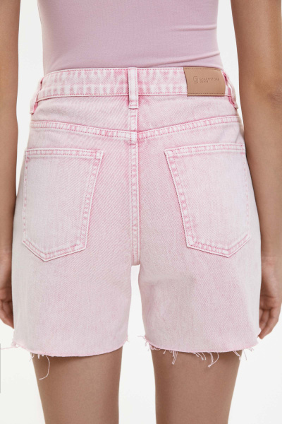 Шорты джинсовые с гранжевым эффектом/Denim shorts with grange effect (27/S, розовый/pink) 2128