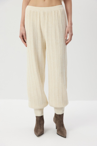 Джоггеры с шерстью альпаки (Молочный) (M/L) 