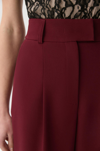 Брюки О-силуэта (Винный) (M) 