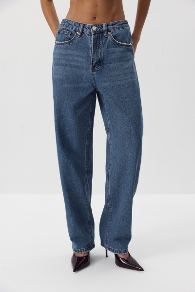 Джинсы Balloon Fit (винтажный синий) (M) 