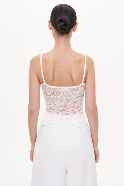 Топ из кружева (M, молочный) 2207