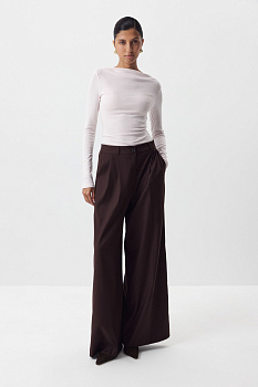 Лонгслив из кашемира с лиоцеллом (нежно-розовый)