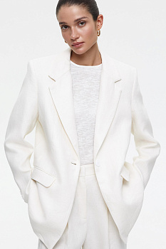 Пиджак из льняной ткани