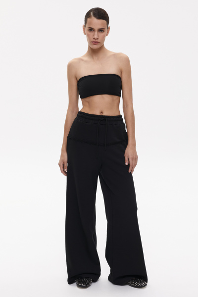 Топ-бандо трикотажный (L, черный) 2159