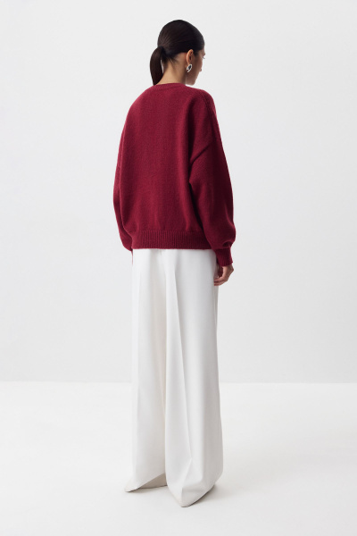 Джемпер базовый (винный) (M/L) 