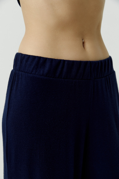 Брюки из мягкого трикотажа (темно-синий) (XS/S) 